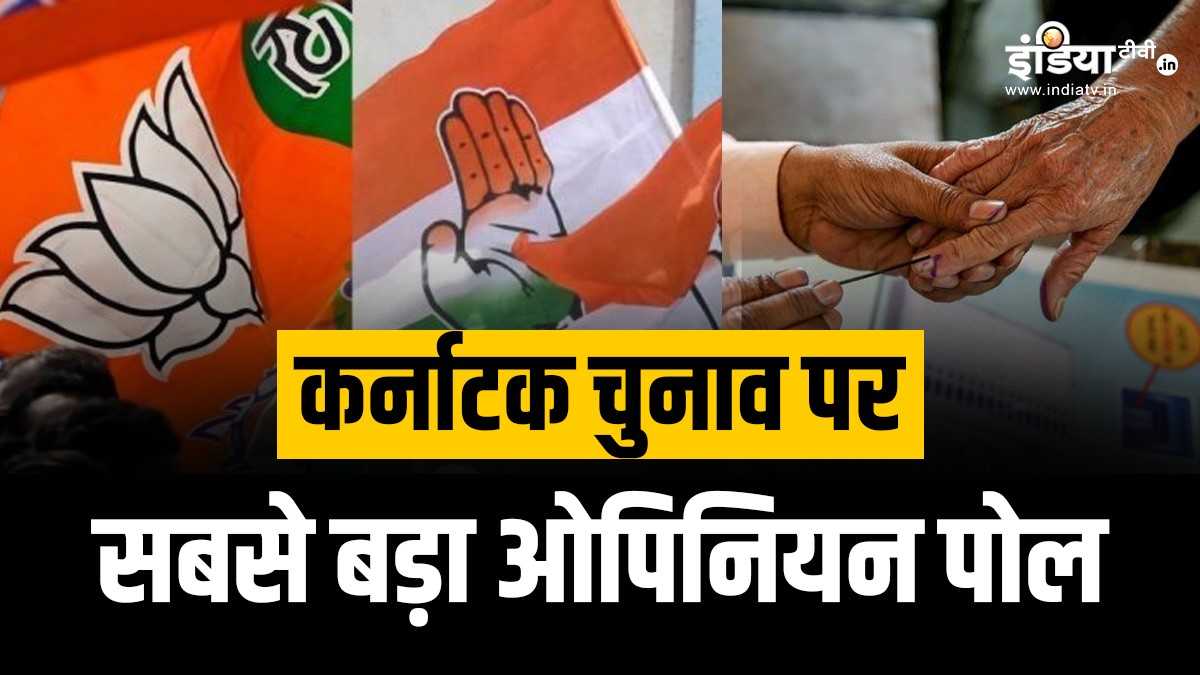 Opinion Poll On Karnataka Elections Which party will win how many seats see the shocking answers । कर्नाटक में कौन सी पार्टी कितनी सीटें जीतेगी? जानिए चौंकाने वाले जवाब