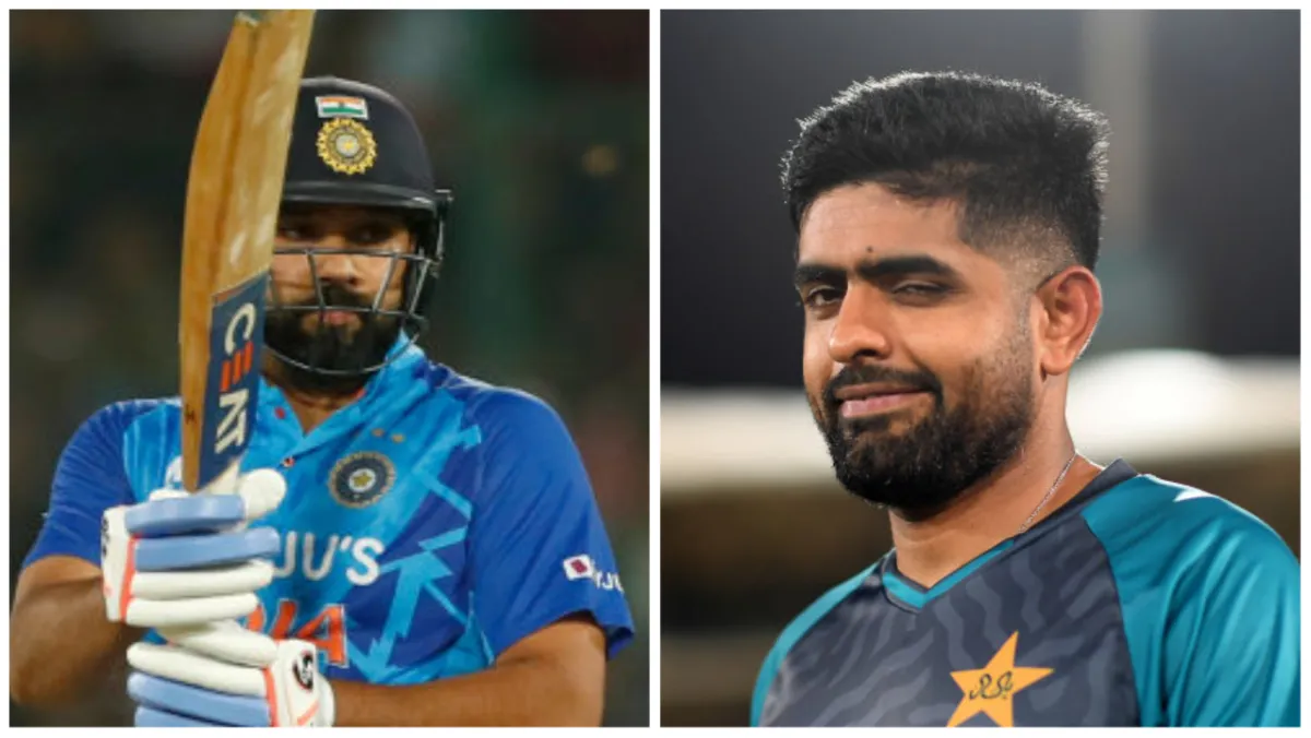 ICC Rankings : टीम इंडिया की कुर्सी पर मंडराया खतरा, पाकिस्तान ने दी कड़ी चुनौती Rohit Sharma and babar Azam - India TV Hindi