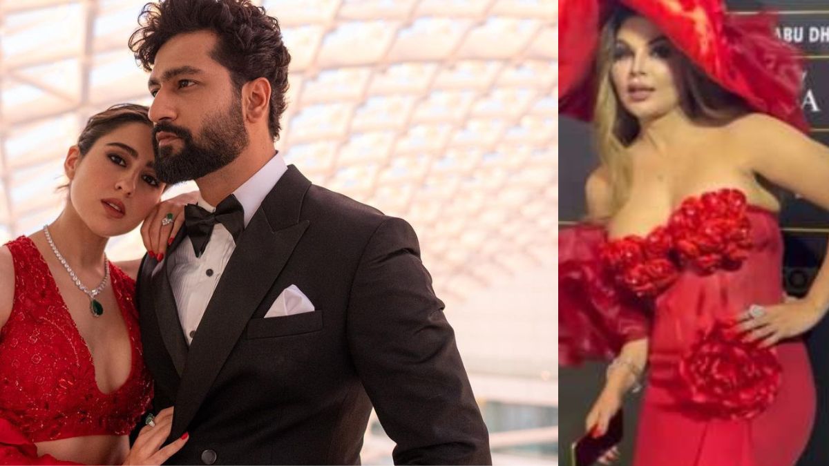 Vicky Kaushal stumbles on stage due to Rakhi Sawant, Vicky Kaushal राखी सांवत के कारण स्टेज पर लड़खड़ाए