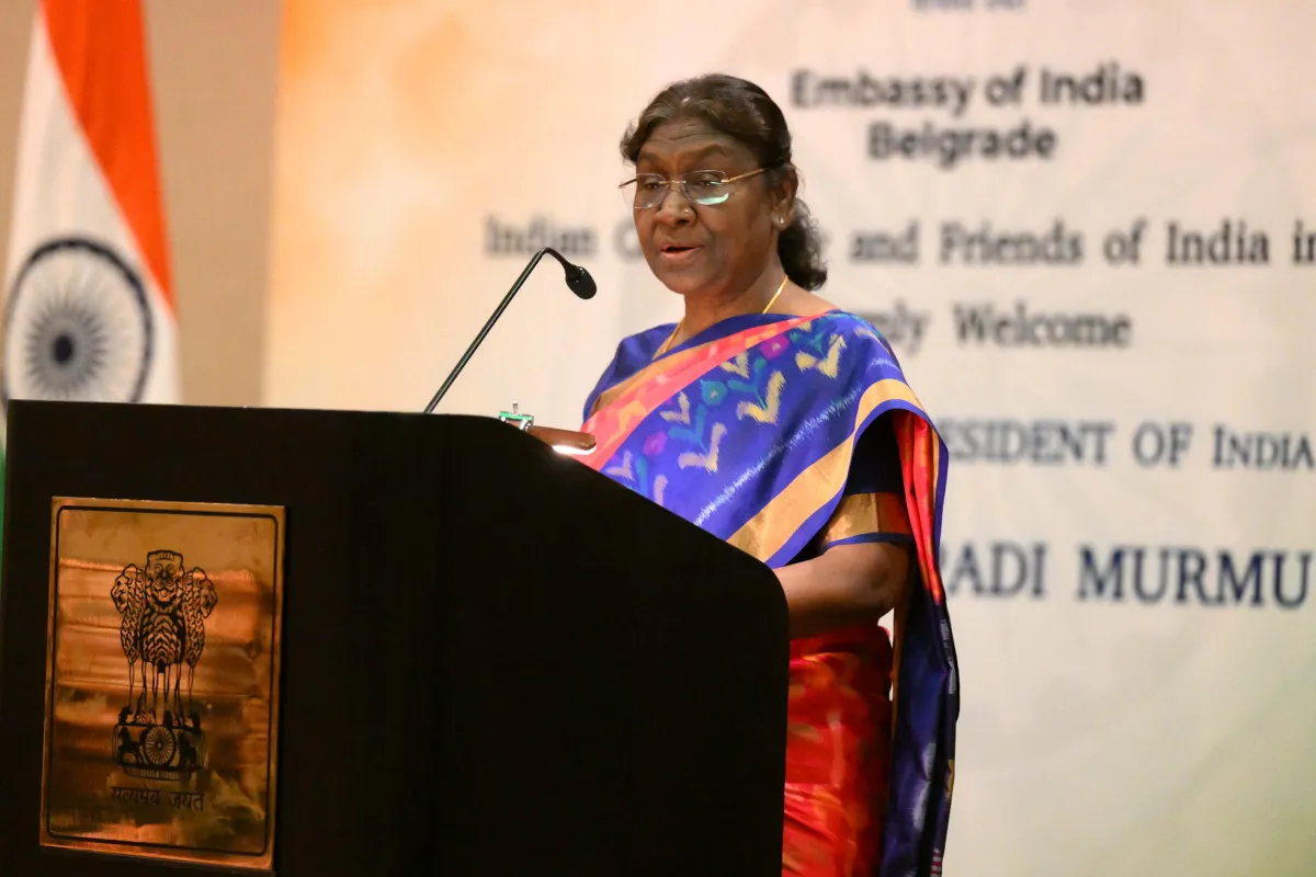 सर्बिया में राष्ट्रपति मुर्मू ने कहा- "भारत है ग्लोबल साउथ की आवाज", वैश्विक मंच पर निभा रहा जिम्मेदारी द्रौपदी मुर्मू, राष्ट्रपति- India TV Hindi