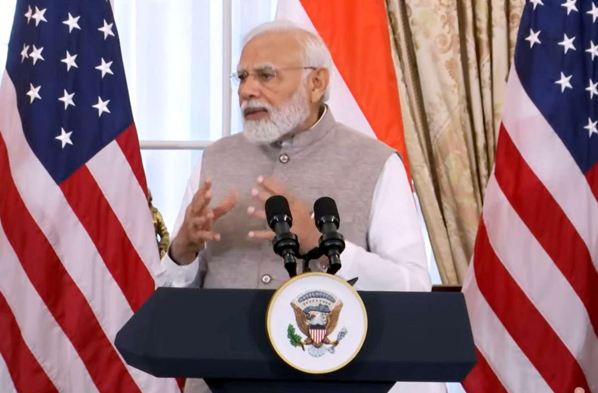 PM Modi Live: रोनाल्ड रीगन सेंटर में भारतीय समुदाय को संबोधित करने पहुंचे पीएम मोदी, लगे जयकारे