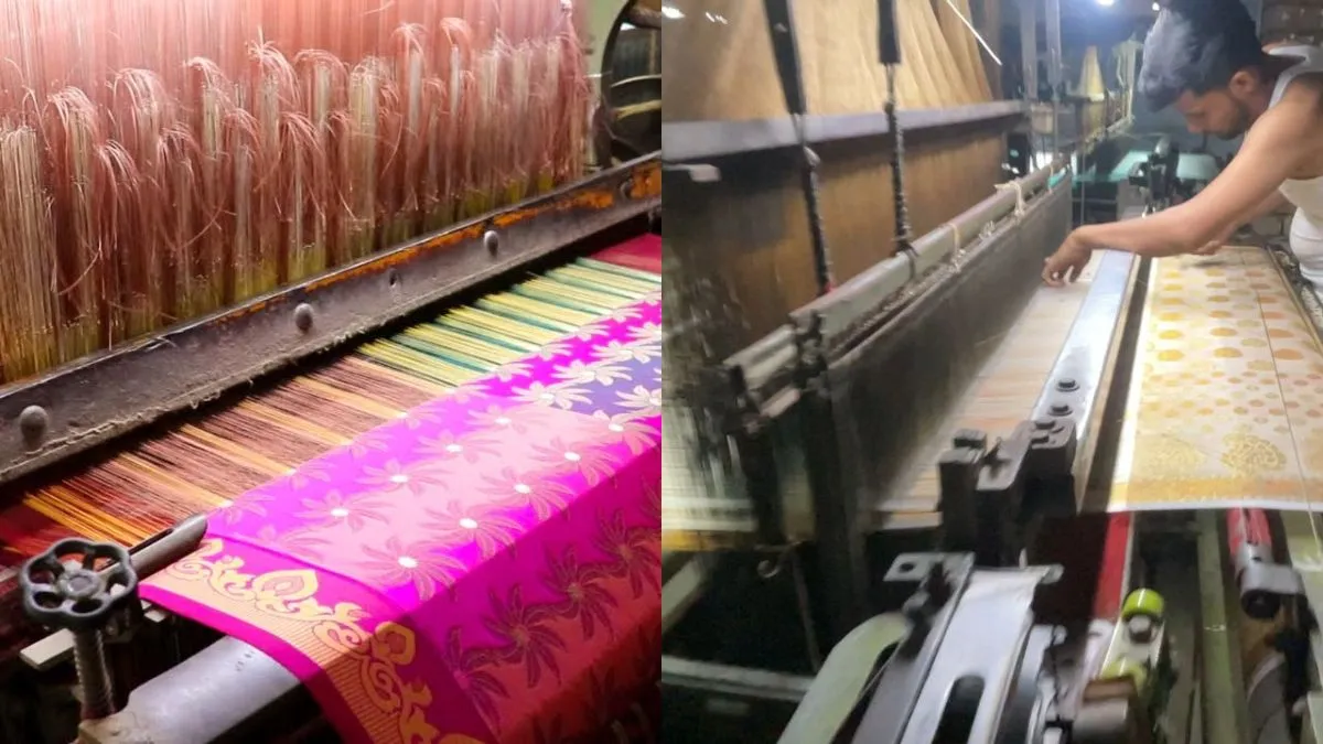बनारसी साड़ी तैयार करने में टेक्नोलॉजी निभा रही महत्वपूर्ण भूमिका, हफ्तों का काम घंटों में हो रहा संभव; पढ़ें पूरी रिपोर्ट How Banarasi Saree Made- India TV Hindi