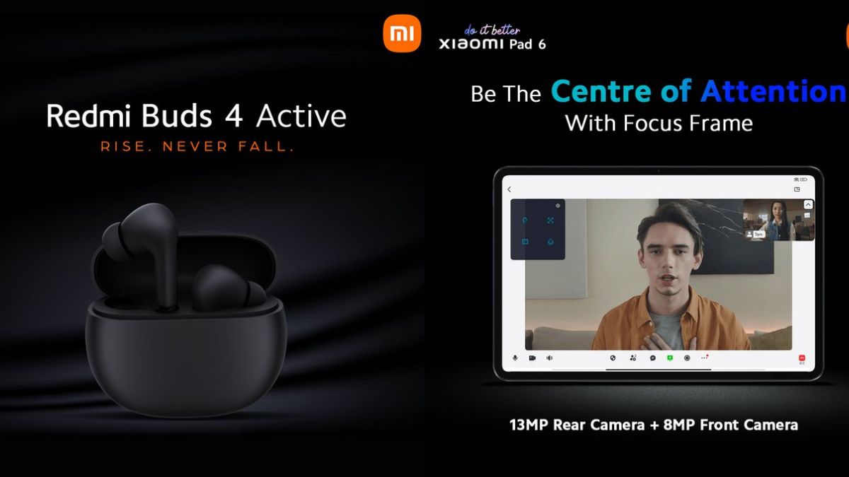 Xiaomi launched two new products in India today, know the price and features of Redmi Buds4Active and Xiaomi Pad 6