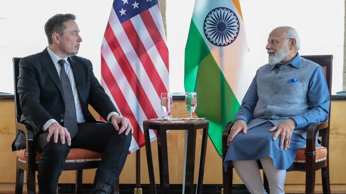 पीएम मोदी से मुलाकात के बाद बोले Elon Musk, 'मैं उनका फैन हूं', भारत में Tesla की एंट्री को लेकर की ये घोषणा Elon Musk meets PM Modi- India TV Hindi