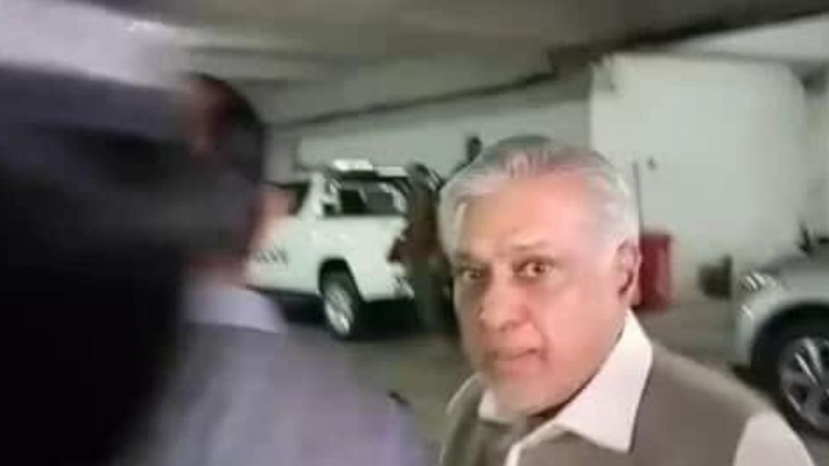 VIDEO: When asked a question on ‘IMF money’, Pakistan’s finance minister got angry, slapped the journalist