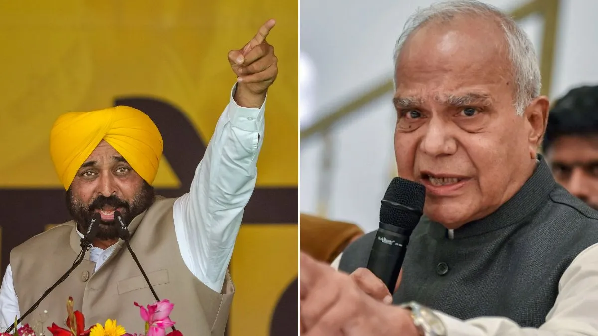 'जब तक पंजाब में हूं, नहीं करूंगा सरकारी हेलीकॉप्टर का इस्तेमाल', भगवंत मान की किस बात पर भड़के राज्यपाल? bhagwant mann and banwari lal purohit- India TV Hindi