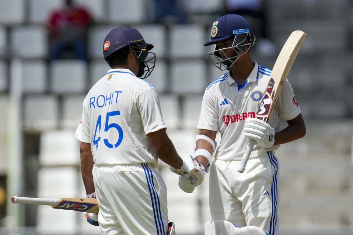 Rohit Sharma and Yashasvi Jaiswal pull off fastest 50-run partnership for India in Tests vs West Indies | रोहित-जायसवाल की जोड़ी ने 5 ही ओवर में मचाया ऐसा तहलका, चकनाचूर हो गया सालों पुराना रिकॉर्ड