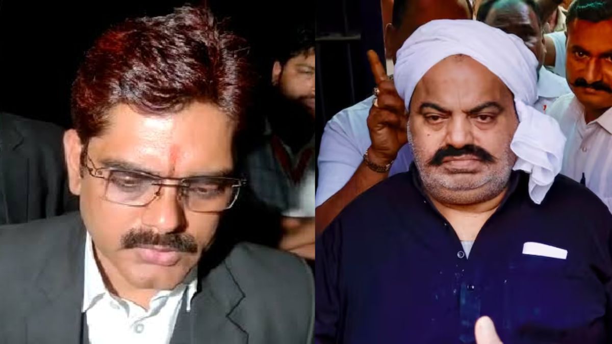 Atiq Ahmed s lawyer vijay mishra detained by police in case of intimidation and extortion । अतीक अहमद के वकील विजय मिश्रा को पुलिस ने उठाया, धमकी और रंगदारी का मुकदमा है दर्ज