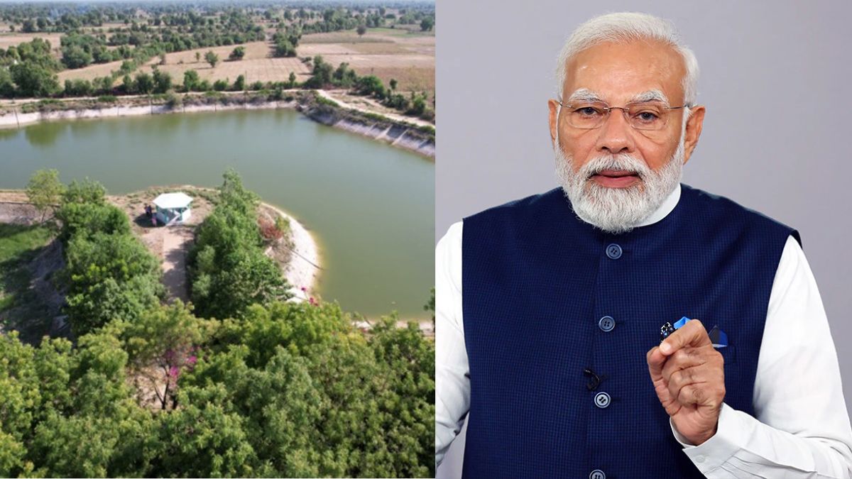 CM Bhupendra Patel completed PM Modi’s mission Amrit Sarovar within a year