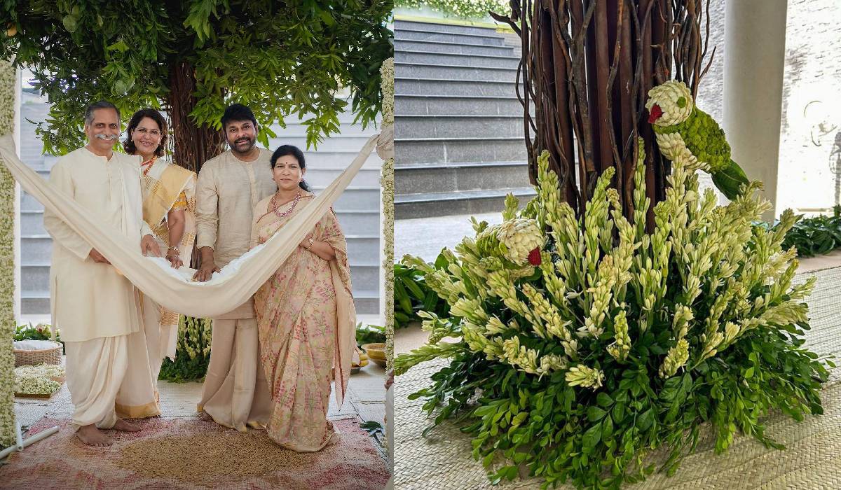 Ram Charan and Upasana used special sustainable theme decoration for