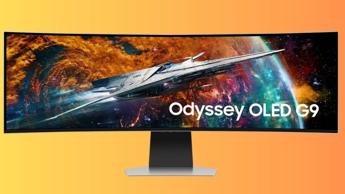 samsung launches odyssey g95sc oled gaming-monitor in india priced at rs 199999 specifications here । Samsung ने लॉन्च किया 49 इंच का गेमिंग मॉनिटर, कीमत और फीचर्स बढ़ा देंगी धड़कनें