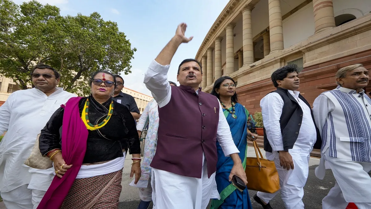ऐसा क्या हुआ कि AAP सांसद संजय सिंह पूरे सत्र के लिए राज्यसभा से हो गए सस्पेंड, जानें विपक्ष ने क्या कहा AAP MP Sanjay Singh- India TV Hindi