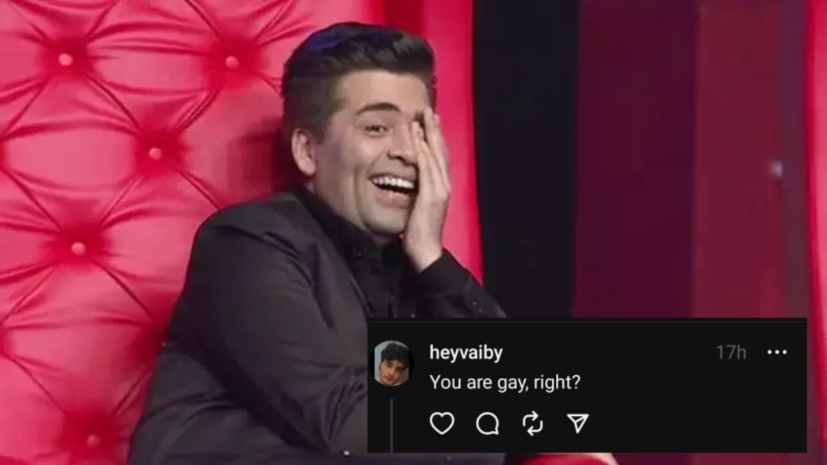 A user asked Karan Johar – are you ‘gay’?  The actor gave such an answer that people were shocked
