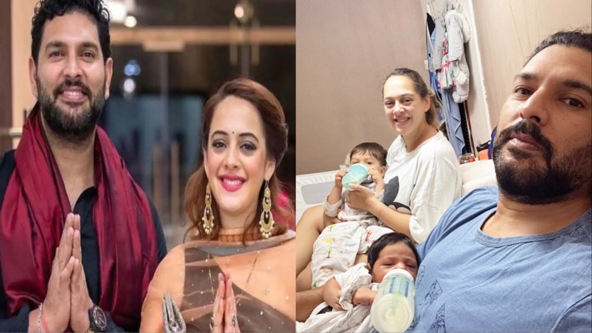 yuvraj singh hazel keech blessed with baby girl cricketer shared a first photo of her princess Aura | युवराज सिंह और हेजल के घर आई नन्ही परी, सोशल मीडिया पर शेयर की फोटो