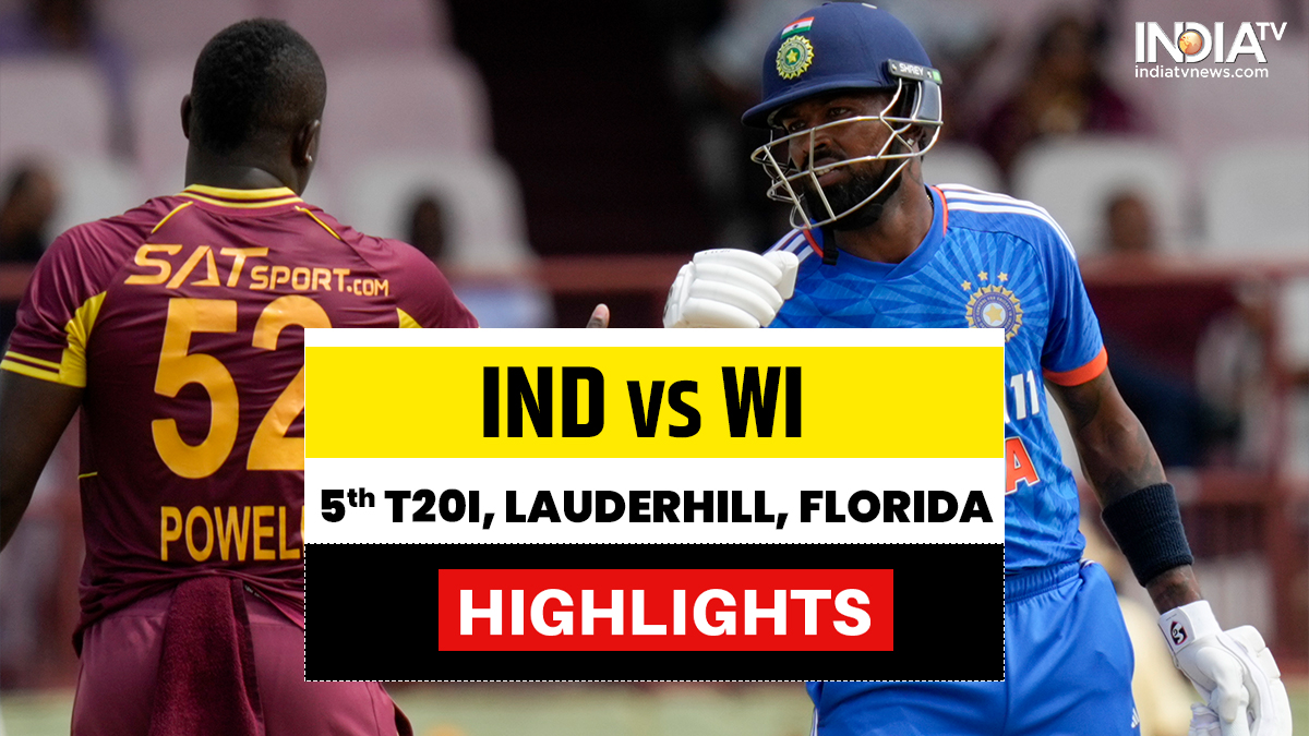 IND vs WI 5th T20I Live Update India vs West Indies central broward regional park in hindi | वेस्टइंडीज ने टीम इंडिया को 8 विकेट से हराया, 3-2 से जीती सीरीज