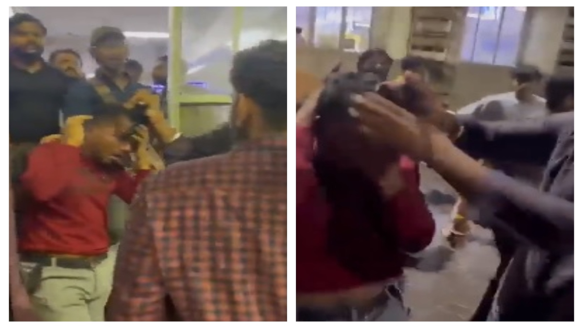 mob beaten youth chanting jai shri ram at mumbai bandra terminus video viral । मुंबई: बांद्रा में भीड़ ने जय श्री राम के नारे लगाते हुए युवक को जमकर पीटा, देखें वायरल वीडियो