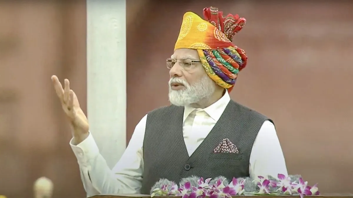 Highlights : 'अगले साल भी 15 अगस्त को देश की सफलता का गौरव गान करूंगा', लालकिला से पीएम मोदी का संबोधन लाल किले से पीएम मोदी का संबोधन- India TV Hindi