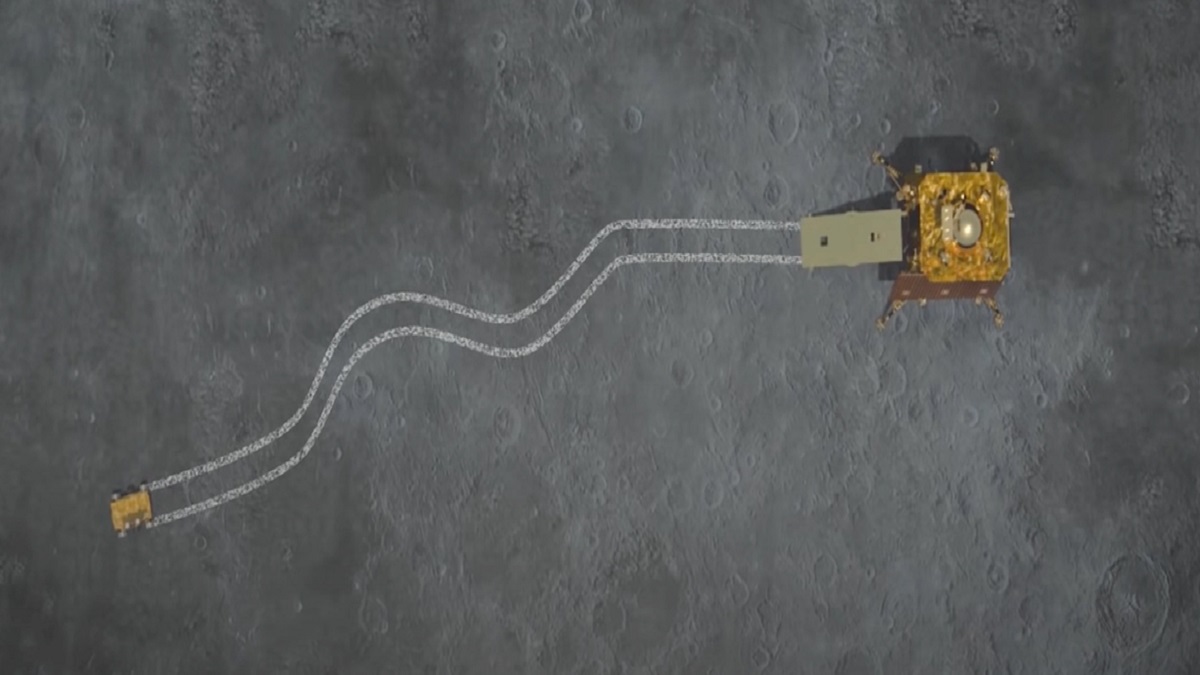 Pragyan Rover Solar Panel Image Chandrayaan-3 Pragyan rover's solar panel activated battery starts ...