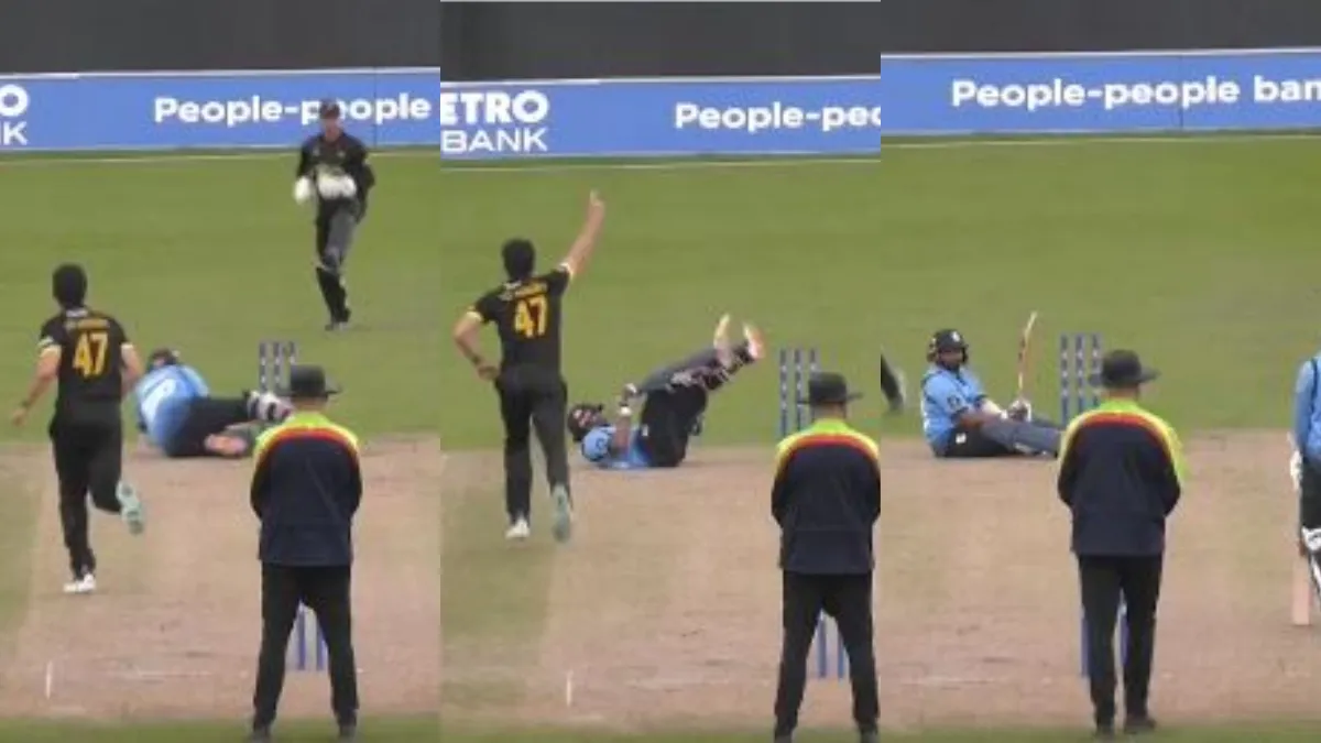 विदेश में भी नहीं चला इस भारतीय खिलाड़ी का बल्ला, पहले मैच में ही हो गया हिट विकेट; देखें Video Prithvi Shaw Hit Wicket, England Domestic ODI Cup- India TV Hindi