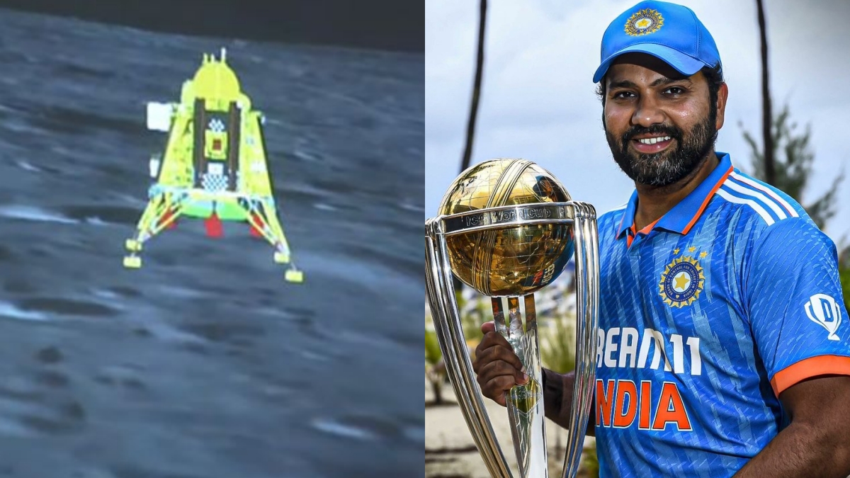 Chandrayaan 3 Success Team India World Cup 2023 Positive Coincidence Mumbai Indians Shares on Twitter | टीम इंडिया बनेगी विश्व चैंपियन! चंद्रयान 3 की सफलता के बाद वर्ल्ड कप को लेकर बन रहा खास संयोग