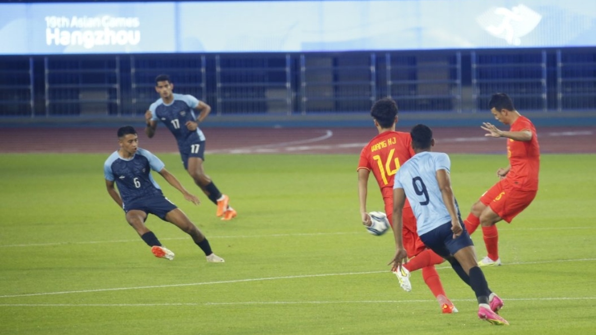 Indian football team’s shameful defeat in the first match of Asian Games, China won the match 5-1