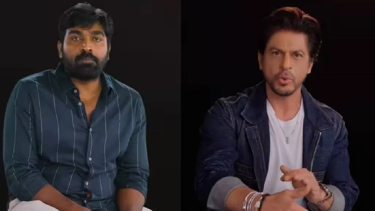 Shah Rukh Khan और Vijay Sethupathi ने 'जवान' को लेकर दिए 7 मजेदार सवालों के जवाब, बार-बार देखेंगे VIDEO Shah Rukh Khan, Vijay Sethupathi- India TV Hindi