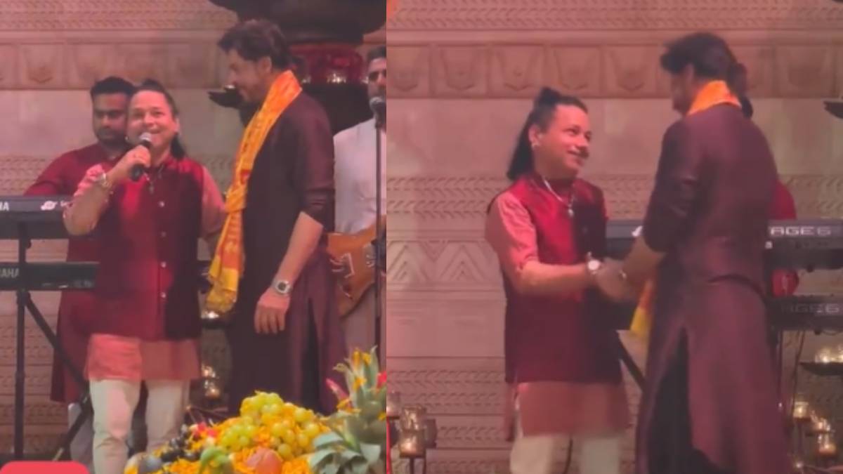Kailash Kher was singing a song, Shah Rukh Khan suddenly went on the stage and stunned the singer | कैलाश खेर गा रहे थे गाना, शाहरुख खान अचानक स्टेज पर जाकर सिंगर को कर दिया हक्का बक्का