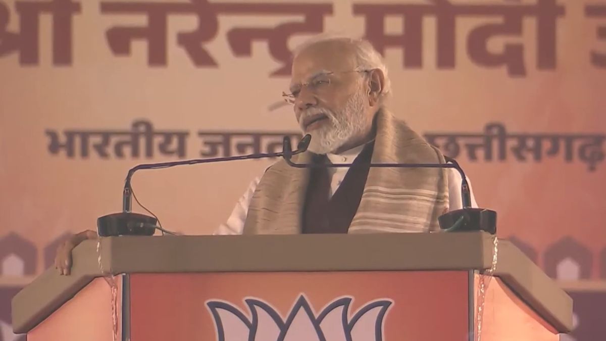 छत्तीसगढ़ में पीएम मोदी का विपक्ष पर करारा हमला I PM Narendra Modi attack on the opposition said I.N.D.I.A alliance wants to erase Sanatan
