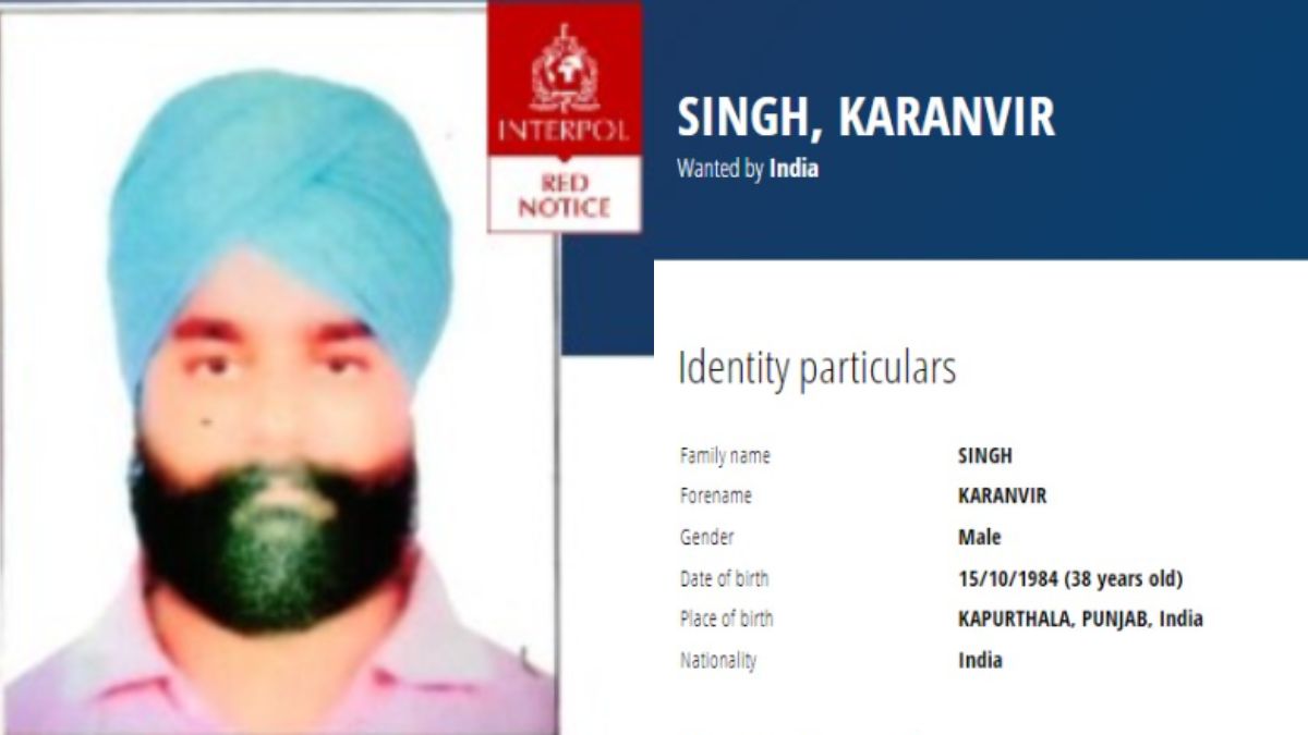 Red corner notice issued against Babbar Khalsa terrorist Karanvir Singh| बब्बर खालसा के आतंकी करणवीर सिंह के खिलाफ एक्शन, इंटरपोल ने रेड कॉर्नर नोटिस किया जारी