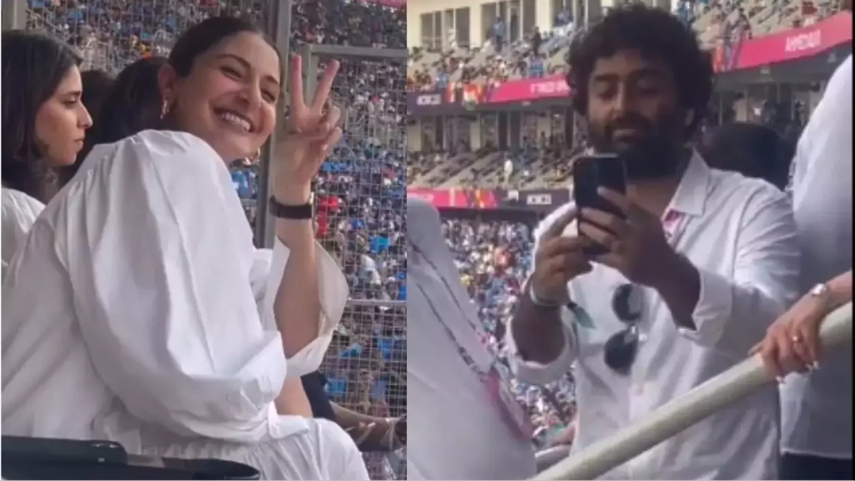 Ind vs Pak मैच के दौरान अनुष्का शर्मा-अरिजीत सिंह ने की खूब मस्ती, वायरल हुआ वीडियो