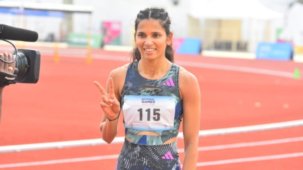 National Games 2023 Day 6 Summery Jyothi Yarraji Break Her Own National Records Haryana Won To। National Games 2023 में छठे दिन ज्योति याराजी ने तोड़ा अपना ही रिकॉर्ड, दिल्ली ने स्वीमिंग में दिखाया दम