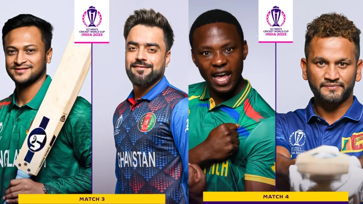 ODI World Cup 2023: जानें किस चैनल पर लाइव देख सकेंगे SL vs SA और BAN vs AFG का मैच ODI World Cup 2023- India TV Hindi