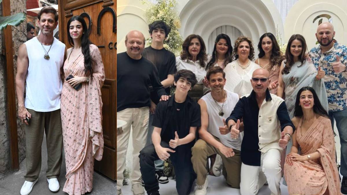 Hrithik Roshan Girlfriend Saba Azad entry in family future mother-in-law Pinky Roshan birthday celebrated | ऋतिक रोशन के परिवार में हुई गर्लफ्रेंड सबा आजाद की एंट्री, होने वाली सास पिंकी रोशन का मनाया
