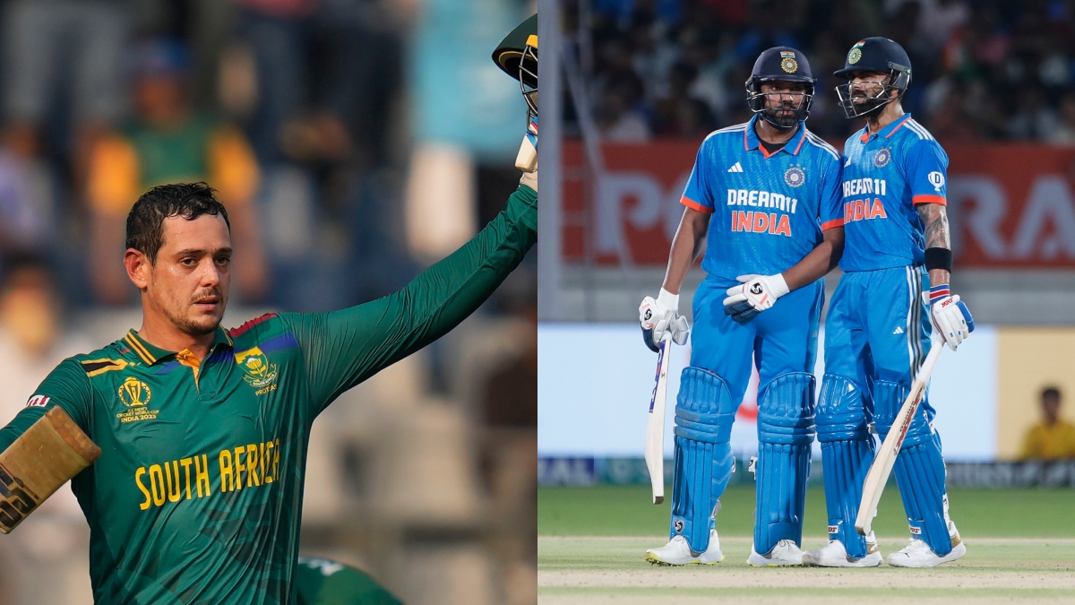 Quinton de Kock surpasses Rohit Sharma and Virat Kohli and become most run getter in ODI World Cup 2023 | शतक लगाते ही रोहित, विराट के आगे निकले क्विंटन डी कॉक, हर मामले में बेस्ट