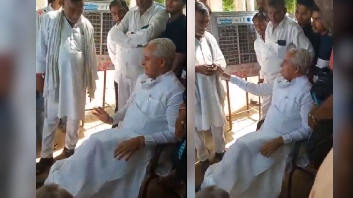 Health Minister Parsadi Lal Meena old video going viral amid assembly elections । “तुझे बेईमानी से मत पेटी गायब करके चुनाव जितवाया था,” गहलोत के मंत्री का VIDEO आया सामने