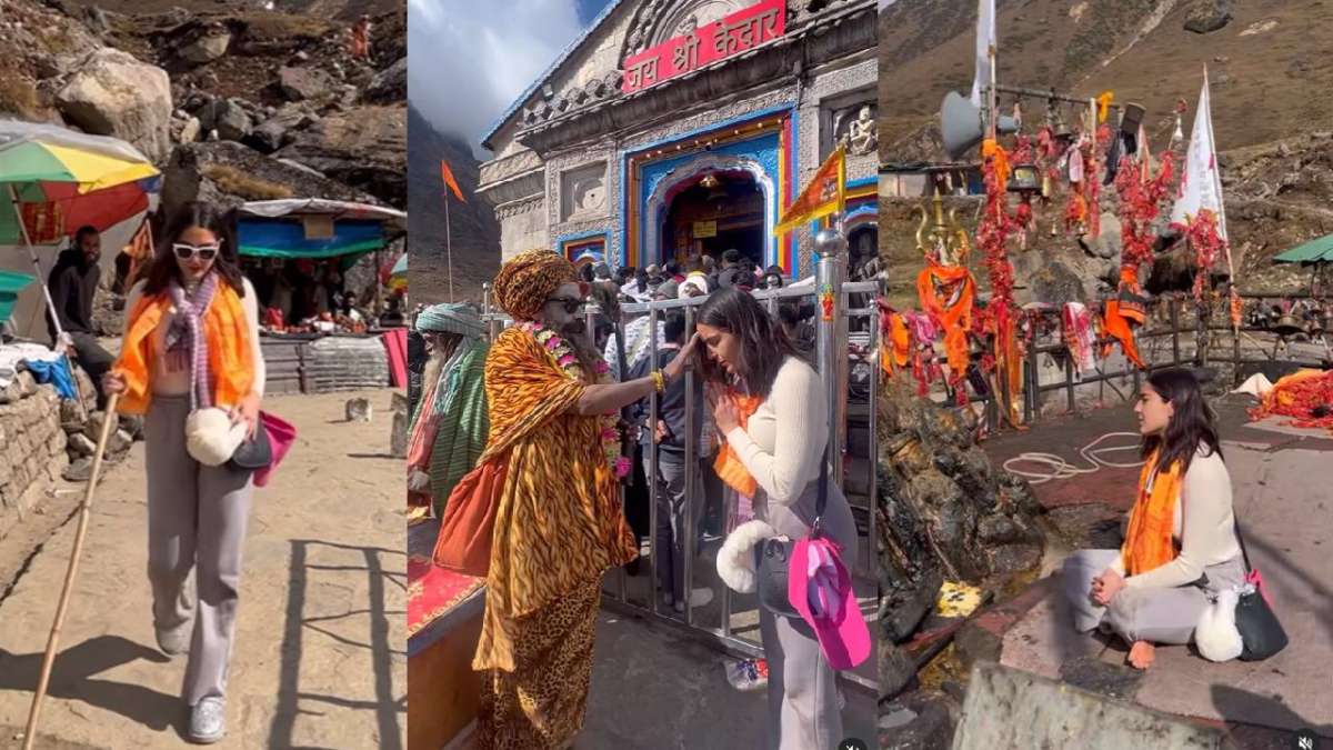 सारा अली खान फिर पहुंचीं केदारनाथ धाम, आध्यात्मिक यात्रा का वीडियो देख आप भी कहेंगे- हर हर महादेव | Sara Ali Khan again reached Kedarnath Dham watch the video of her spiritual journey