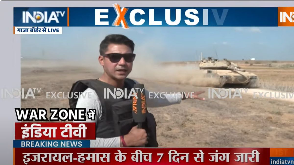 गाजा पट्टी की ओर बढ़ा इजरायली सेना की तोपों का काफिला, हवाई हमले के बाद अब जमीनी हमले की तैयारी l Israel-Hamas war artillery convoy moves towards Gaza Strip after air attack