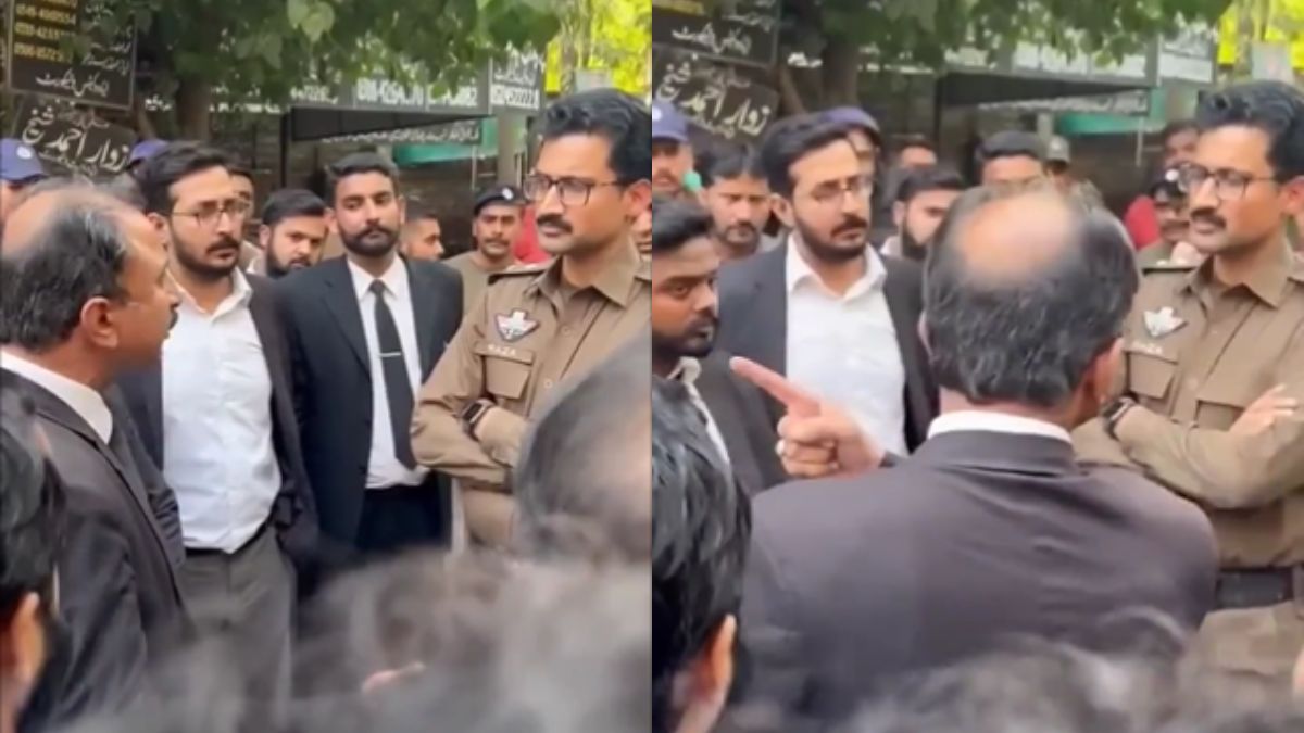 Lawyers and police clash in Pakistan court, video goes viral| पाकिस्तान कोर्ट में हुआ हाई वोल्टेज ड्रामा, वकील और पुलिस की लड़ाई का वीडियो सोशल मीडिया पर वायरल