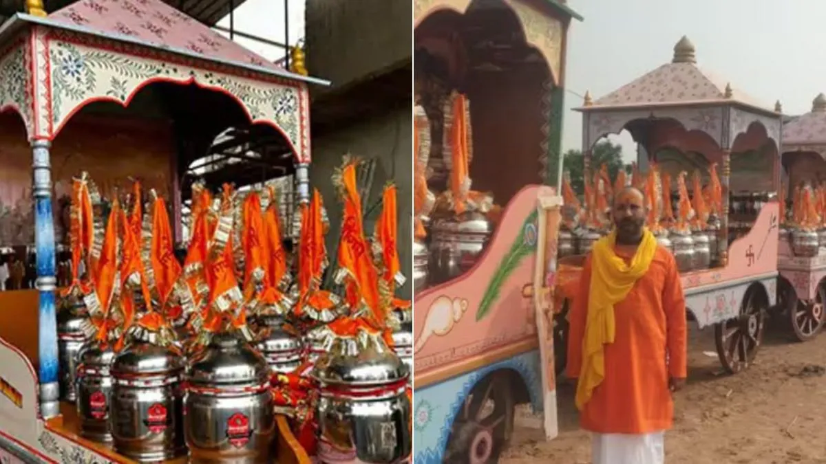 रामलला की आरती के लिए जोधपुर से भेजा 600 किलो देसी घी, 9 साल में जुटाया; दिलचस्प है इसके पीछे की कहानी ghee kalash- India TV Hindi