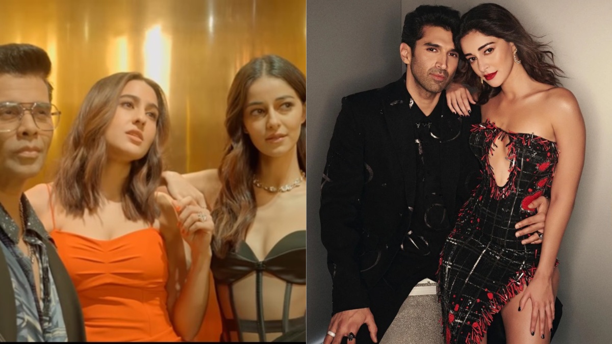 Sara Ali Khan confirm Ananya Panday Aditya Roy Kapur Dating Rumours in Koffee With Karan 8 gave hint | Koffee With Karan 8 में सारा अली खान ने खोली अनन्या पांडे और आदित्य रॉय कपूर की पोल