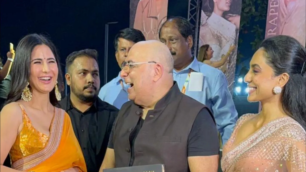 कैटरीना कैफ ने साड़ी पहन दिखाईं दिलकश अदाएं, शोभिता धूलिपाला और तरूण ताहिलियानी के साथ आईं नजर Katrina Kaif, Sobhita Dhulipala, Tarun Tahiliani- India TV Hindi