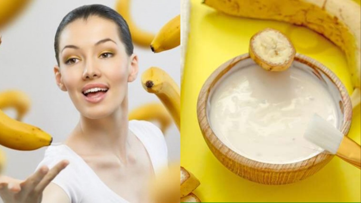 Use a pack made of banana in winter, dry skin will become soft like velvet.