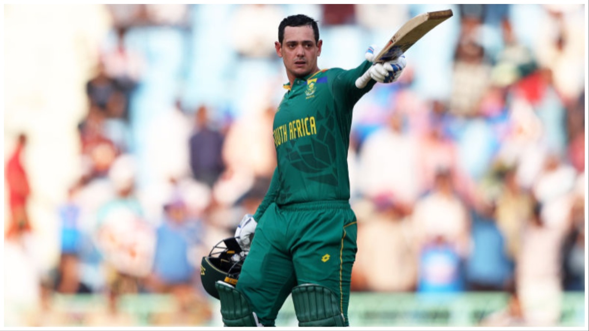 Quinton de Kock broke a huge 17 year old record in the World Cup