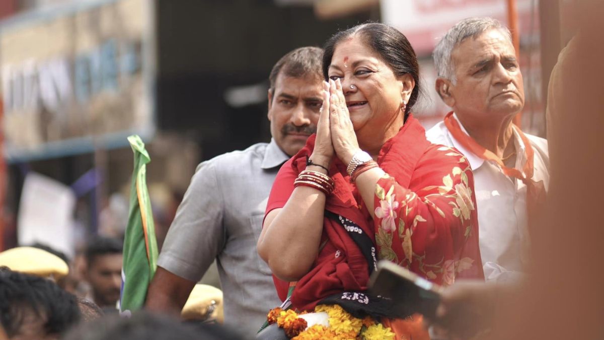 जनसभा में मंच से बोलीं पूर्व सीएम वसुंधरा राजे, ‘मुझे लग रहा है कि अब मैं रिटायर हो सकती हूं’