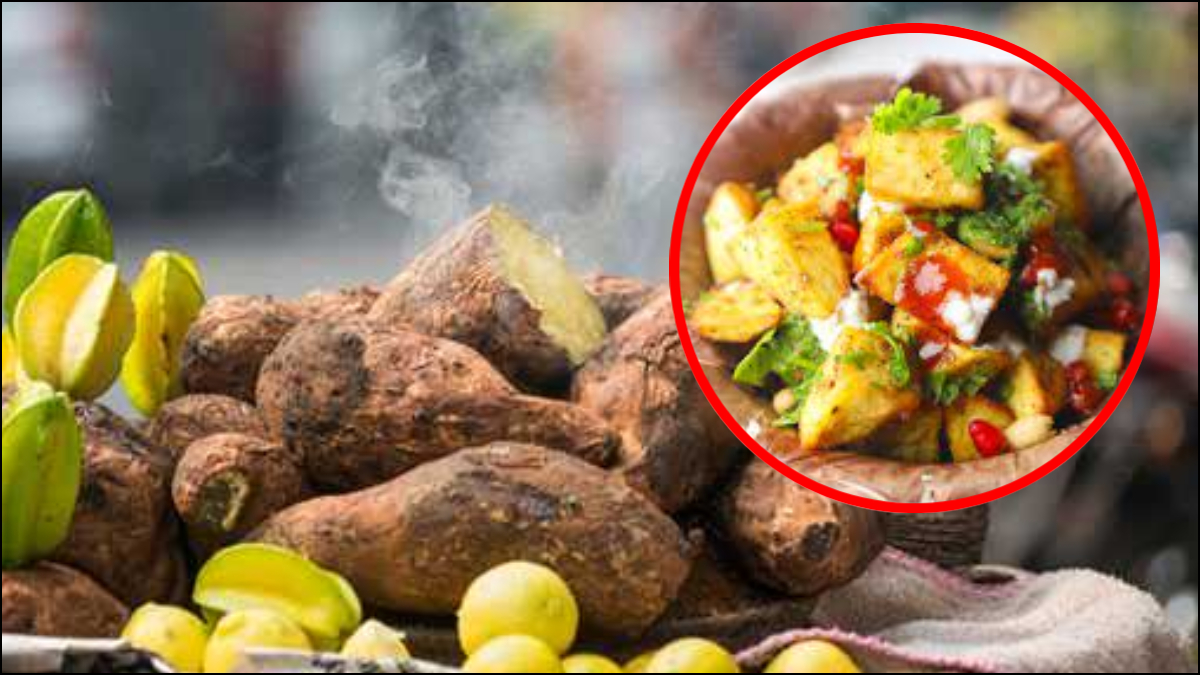 Make tasty and spicy chaat at home from sweet potatoes, know the recipe