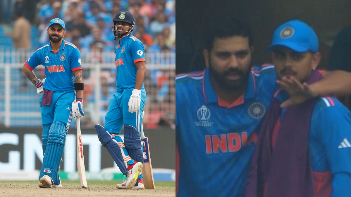 India vs South Africa Shreyas Iyer Reveled What Massage Rohit Sharma Sent Through Ishan Kishan World Cup 2023 Kolkata । ईशान ने आखिर क्या दिया था मैसेज? श्रेयस अय्यर ने मैच के बाद कर दिया खुलासा