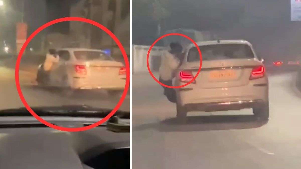 कार की विंडो में हाथ फंसाकर युवक को कई किलोमीटर तक घसीटा; खौफनाक VIDEO आया सामने