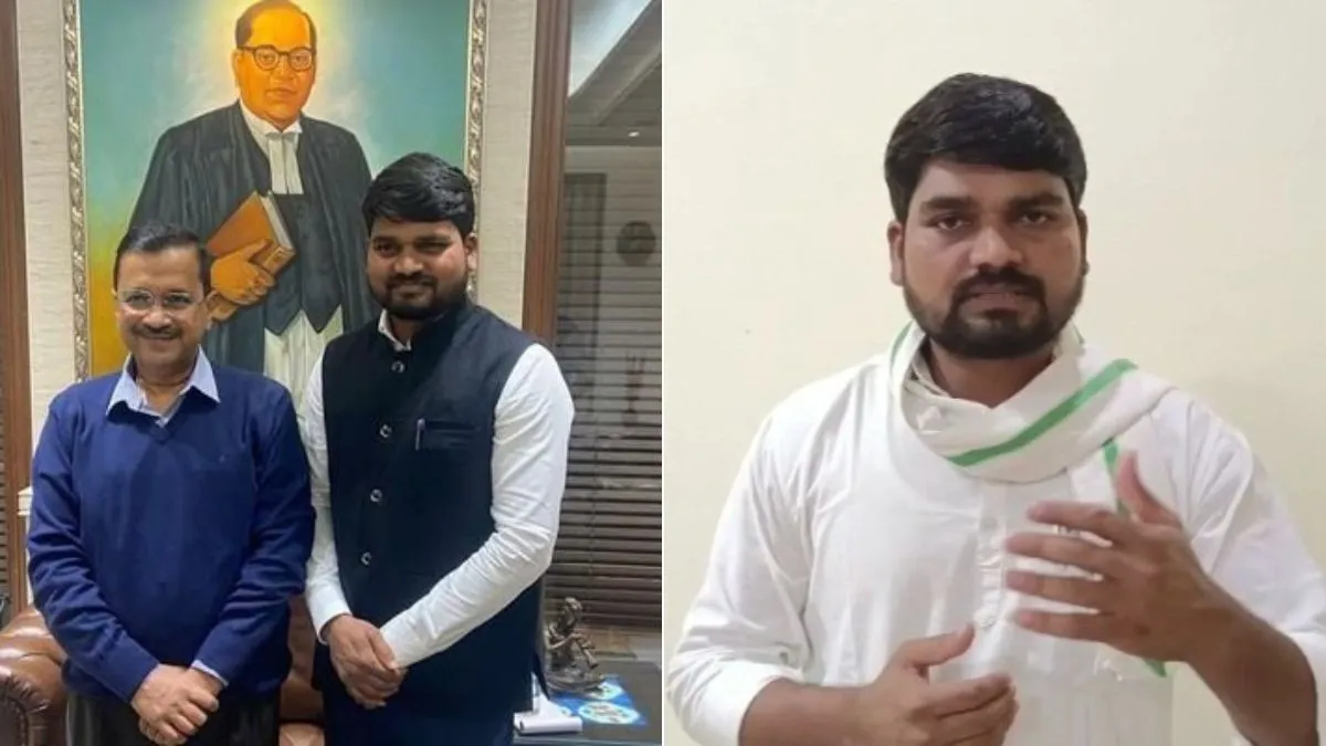 AAP विधायक ने पुलिस के सामने किया सरेंडर, 1 महीने से थे फरार; जानें क्या है माजरा chaitar vasava- India TV Hindi