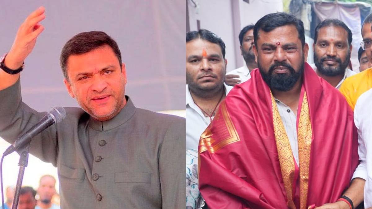 कांग्रेस ने ओवैसी को बनाया प्रोटेम स्पीकर, राजा सिंह ने किया शपथ ग्रहण के बायकॉट का ऐलान । Congress made aimim mla akbaruddin owaisi pro tem speaker of telangana assembly bjp leader t raja singh annou