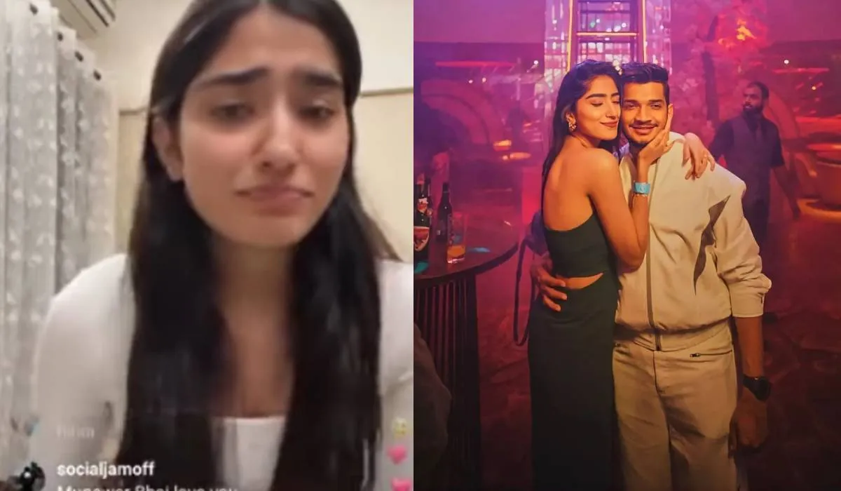 लाइव वीडियो में रोते हुए मुनव्वर फारुकी की गर्लफ्रेंड ने किया ब्रेकअप, बताई मासूम चेहरे के पीछे की सच्चाई Munawar Faruqui, nazila sitaishi, - India TV Hindi